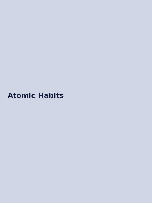 Atomic Habits Cover