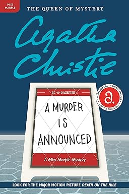 A Murder Is Announced by Agatha Christie Cover